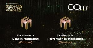 OOm Wins Two Awards At The Marketing Excellence Awards 2021