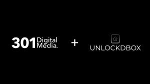 301 Digital Media + UNLOCKDBOX logos