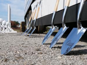 Shovels used for ground breaking event