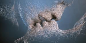 Last Kiss, Adam Martinakis, 2021, available on HOFA.io the new NFT platform using Artem Coin (ARTEM)
