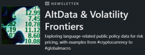 Alternative Data and Volatility Newsletter