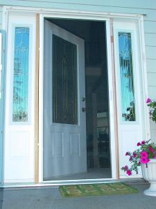 front door retractable screens large