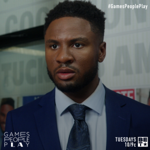 Ron J. Rock as ruthless character Jason Tucker in the BET series 'GAMES PEOPLE PLAY' (photo courtesy: BET)