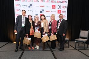 Ashish Saboo & Anshuman Sinha with Women Panel – Rashi Bahri Chitnis, Brenda McCabe, Yvonne Lemus – Bosu & Connie Harrell
