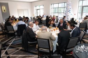 TiEcon attendees enjoying lunch