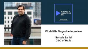 Sohaib Zahid, CEO of Railz