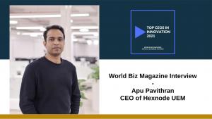 Apu Pavithran, CEO of Hexnode UEM