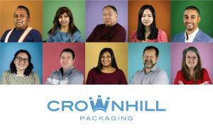 An image featuring 10 members of the Crownhill Packaging team.