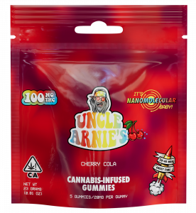 Uncle Arnie's Cherry Cola gummies