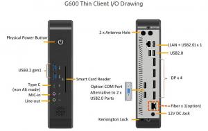 elearning hardware clientron thin client G600