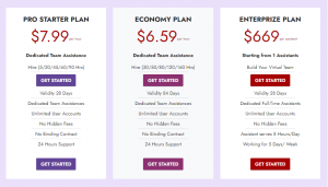 The Most Competitive Pricing of them all. Hire VA's Now!