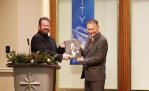 This is a presentation to Slavik Leader at the Church of Scientology