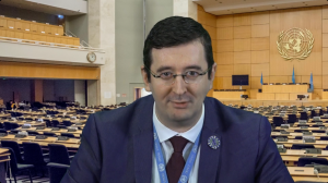 Ivan Arjona speaking at the 73rd Anniversary of the UN Universal Declaration on Human Rights