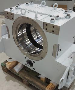 Test Rig outer Bearing Support Structure represented. The test rig has been developed for  for Rolls-Royce UltraFan
