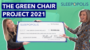 Sleepopolis donates $25,000 to The Green Chair Project