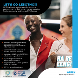 UPG Biashara - Let's Go Lesotho