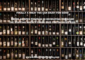 Refer an open position to Recruiting for Good to earn 12 months of treats LA's Best Sweets #lasbestsweets #12monthsoftreats #recruitingforgood www.12monthsoftreats.com