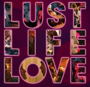Logo for the film "Lust Life Love"