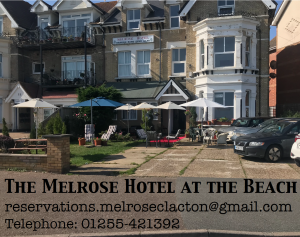 The Melrose Hotel at the Beach, Clacton on Sea, reservations.melroseclacton@gmail.com, Tel: ‭01255 421392‬