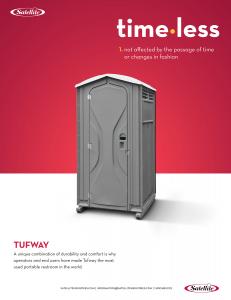 Satellite Manufactures 10 styles of Portable Restrooms, Including ADA.