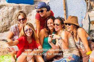 Love to kickass and party for good. Join The Social Co-Op for Sweet Adults #40and50isbeautiful #sociacoop www.40and50isbeautiful.com