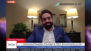 Mohamed Dweidar, Prominent Accounting Expert, and Founder and CEO of Accountants on Air Zoom Interviewed