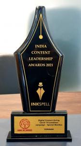 iVIPANAN wins the Indian Content Leadership Award