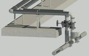 Mechanical Piping Model for Pollution Control Plant in Lorton, VA