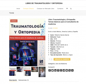 Sitio web del libro ‘Traumatología y Ortopedia’ LibroOrtopedia.com