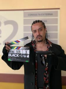 Edison Ruíz at the Film Black Out as Ruben
