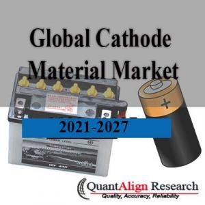 Global Cathode Material Market Perspective, Demand Outlook, Trend Analysis, Intelligence & Industry Estimates To 2027