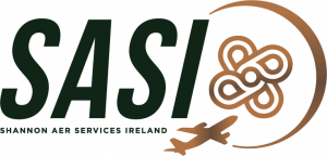 Shannon Aero logo has an environment theme based on traditional Irish designs