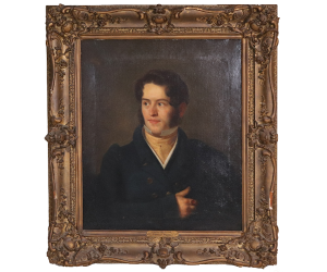 One of the earliest known paintings of Martin Van Buren, by Thomas Sully (1783-1872), oil on canvas, initialed and dated 1810.