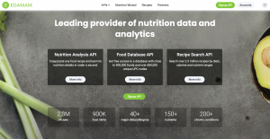 Edamam offers nutrition analysis, recipe search, and food database nutrition lookup to customers in the food, health, and wellness sectors. The solutions are offered via API or as licensed datasets.
