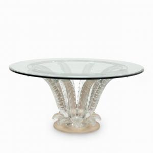 Lalique cactus crystal center table designed in France in 1951 by Marc Lalique himself, a “cactus” form (estimate: $20,000-$30,000).