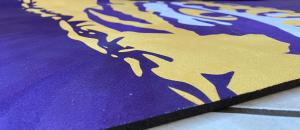 Officially Licensed LSU Tigers Exercise Mat by FERGO Apparel. For Every Race, Generation and Organization.