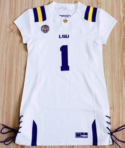 FERGO Authentic Official Collegiate Dress in LSU colors