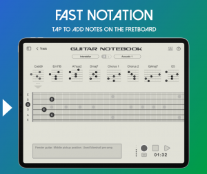 Guitar Notebook - Add Notation - Paper Style