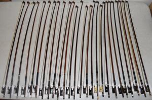 The auction will feature violin bows by renowned makers.