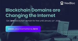 Avrilar sponsors .lern blockchain domains from NexBloc
