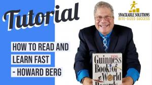 Howard Berg, World's Fastest Reader (Guinness World Records)