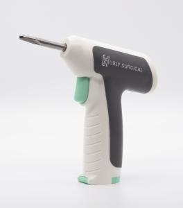 Hubly's new electric cranial drill aims to save lives lost due to bedside drilling with outdated hand drills.