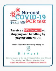 NSUR No-cost Covid test kits