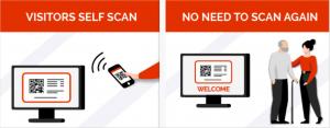 Covid Pass in Care Homes Scan Automatically Without Staff