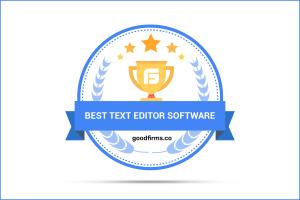 Best Text Editor Software_GoodFirms