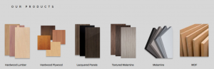 NWPSOCAL products include hardwood lumber, hardwood plywood, lacquered panels, textured melamine, melamine, MDF