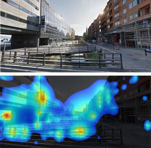 Figure 3. demonstrates that the brain simply does not perceive pre-attentively a townscape designed entirely in Modernist style. There is nothing there for it latch onto in whole or in detail. It literally doesn’t see it. The image shows the degraded aest