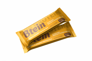 Btein Bars offers an almond and coconut protein bar.