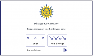 Mirasol Solar Calculator