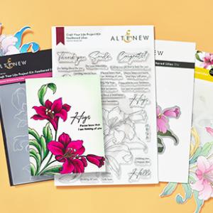 Altenew's Craft Your Life Project Kit Feathered Lilies sample photo